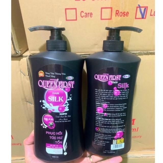 Dầu Gội Silk Bồ Kết hương Hoa Bưởi Chai 1000ml Óng Mượt Sạch Gàu hàng Chính Hãng