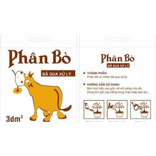 Phân bò Tribat đã qua xử lý 3dm³