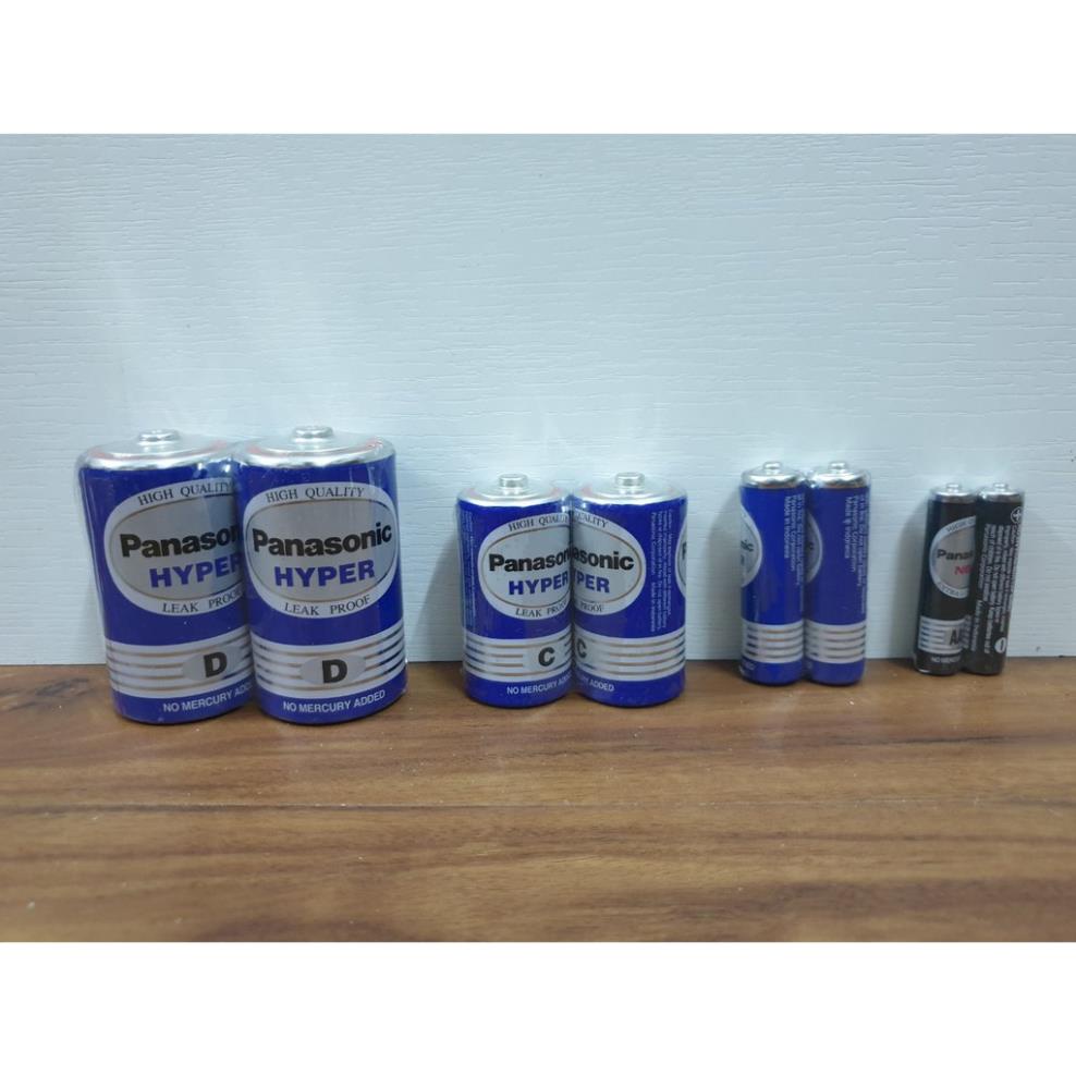 Pin Panasonic 1.5V (HYPER AA, C, D / NEO AAA), 1 vĩ 2 viên