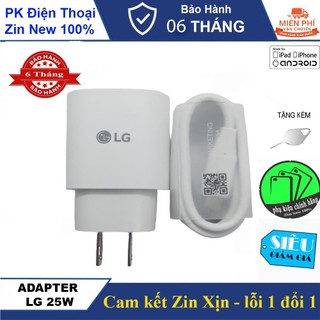 Bộ sạc nhanh lg 25w chính hãng dành cho lg v50 , v60 , v70 - cam kết zin xịn