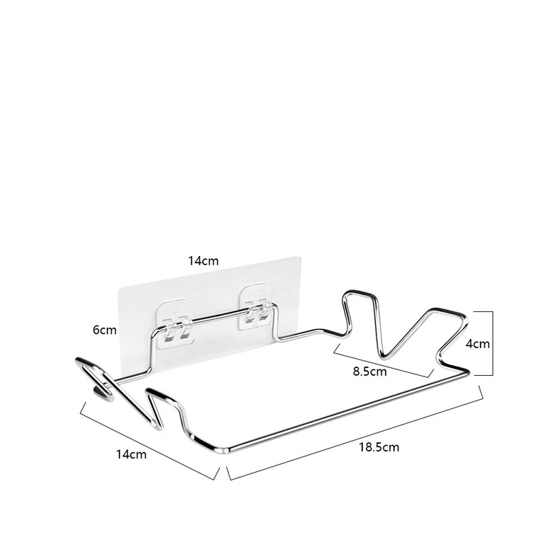 ~ỞĐâyNè ~ Giá treo túi đựng rác tiện lợi chất liệu INOX