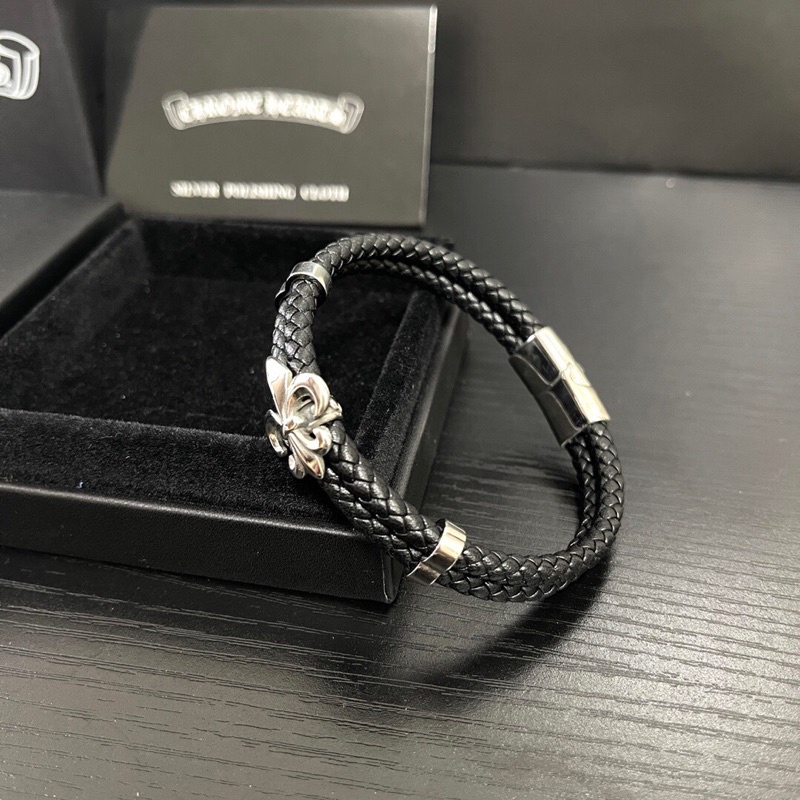 Vòng tay nam nữ logo Chrome Heart phong cách retro cá tính cao cấp