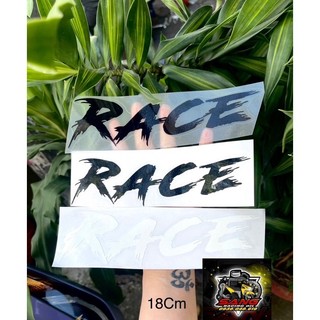 Tem trang trí xe máy chữ race size 18cm. 💥💥💥