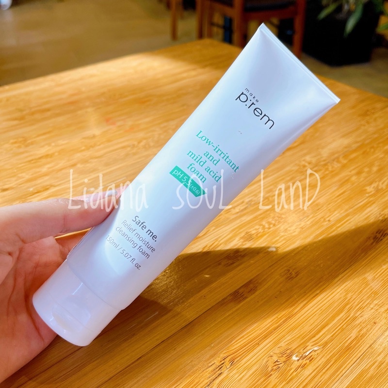 Sữa rửa mặt tạo bọt làm sạch, cân bằng độ ẩm pH 5.5 Make P:rem Low - Irritant And Acid Mild Foam