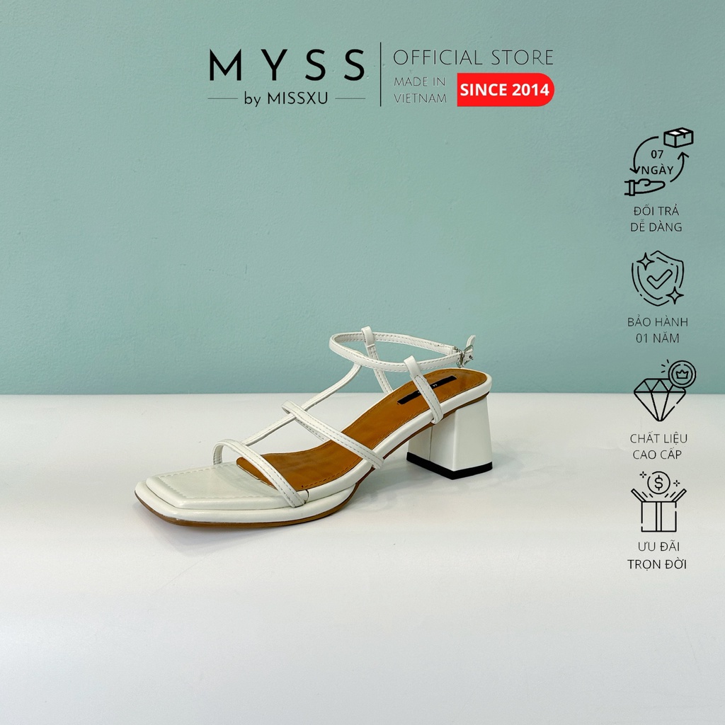 Giày sandal nữ quai chiến binh gót trụ 5 cm thời trang MYSS - SD160
