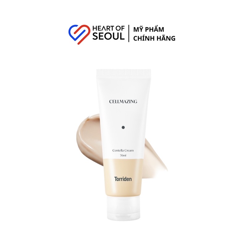 Kem dưỡng phục hồi Torriden Cellmazing Centella Cream 70ml (Bill Hàn)