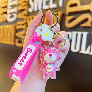 Móc khoá Gấu dâu lotso cao cấp