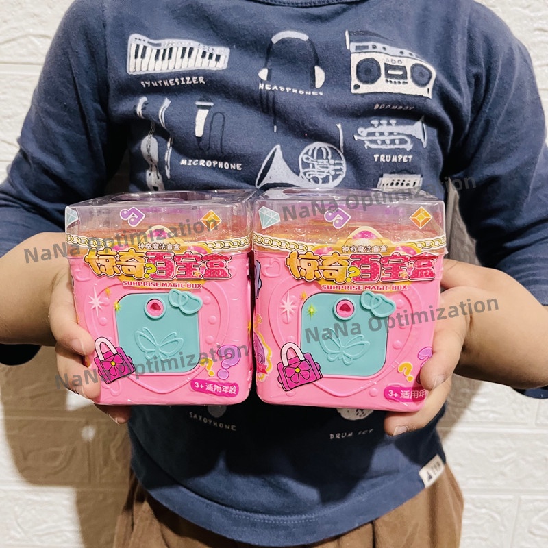 Hộp Đồ Chơi 6 Cửa mini Bất Ngờ Cho Bé Gái