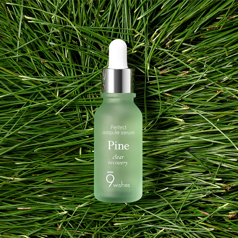 Serum dưỡng ẩm và phục hồi da 9 Wishes Amazing Pine Ampule Serum 25ml