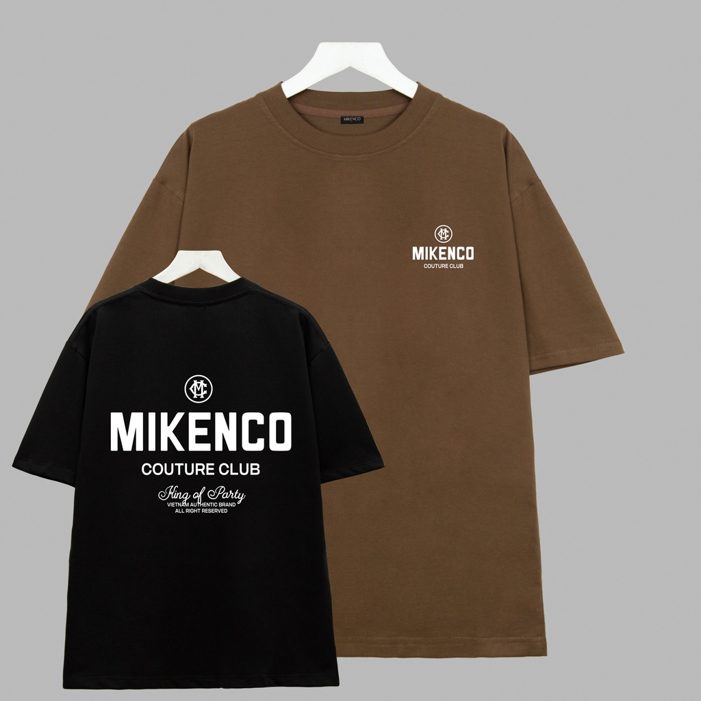 Áo thun MIKECO COUTURE CLUB YGGENZ shop , Áo thun unisex nam nữ from rộng oversize chất liệu cotton 100%