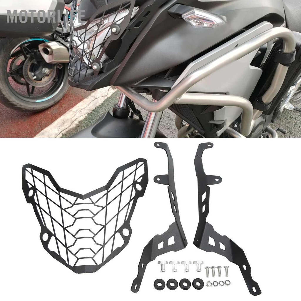 Motorlife Tấm Bảo Vệ Đèn Pha Xe Máy Lưới Tản Nhiệt Bọc Tái Trang Bị Thay Thế Cho CB400X CB500X 2019‑2022