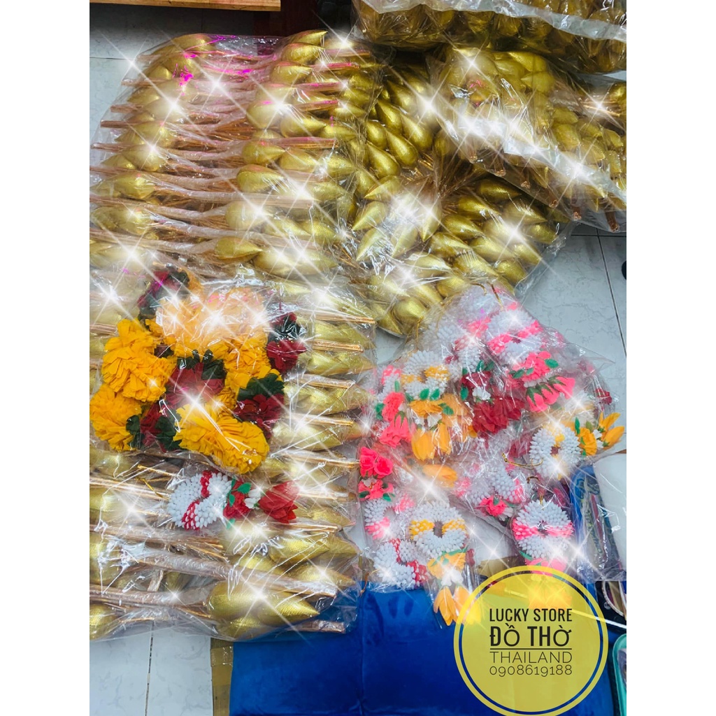 Đồ Thờ Thái Lan VÒNG HOA PHUANG MALAI - VÒNG HOA MAY MẮN CỦA NGƯỜI THÁI LAN TREO BÀN THỜ PHẬT GIÁO