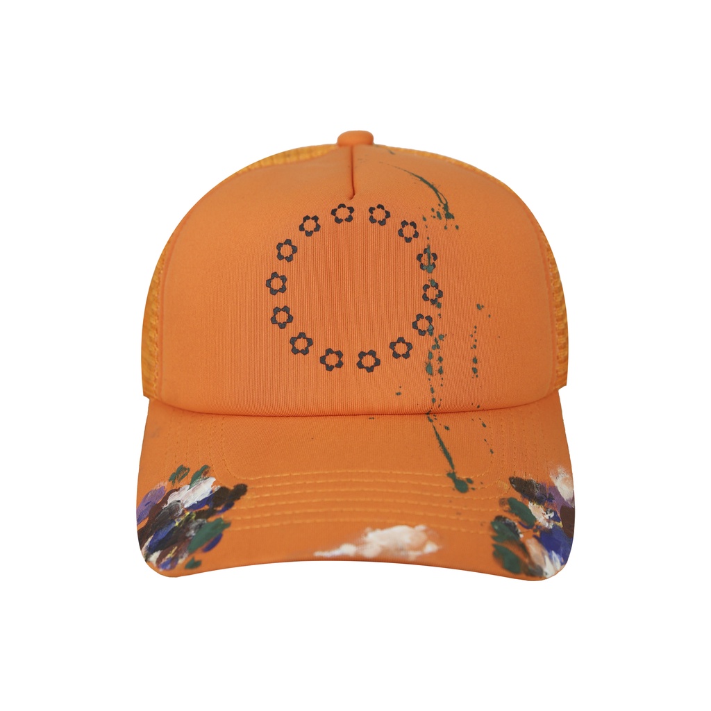 AASTU - AA STU. - EU TRUCKER CAP ORANGE - BRUSHTROKE Nón lưới cam