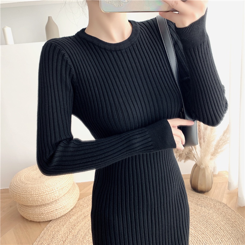 Váy đầm len dáng dài đẹp kiểu váy đuôi cá, hàng quảng châu loại 1