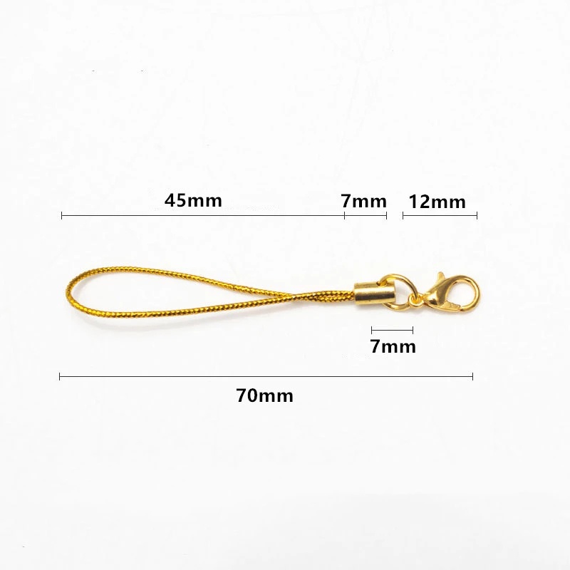 Dây Treo Điện Thoại / Móc Khóa Mini Nhiều Màu Tùy Chọn DIY