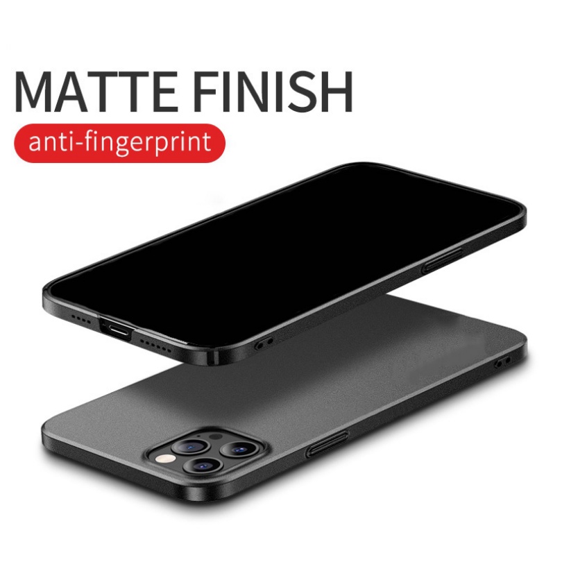 Ốp Điện Thoại PC Cứng Siêu Mỏng Mặt Nhám Cho iPhone 14 13 12 Pro Max 14 Plus