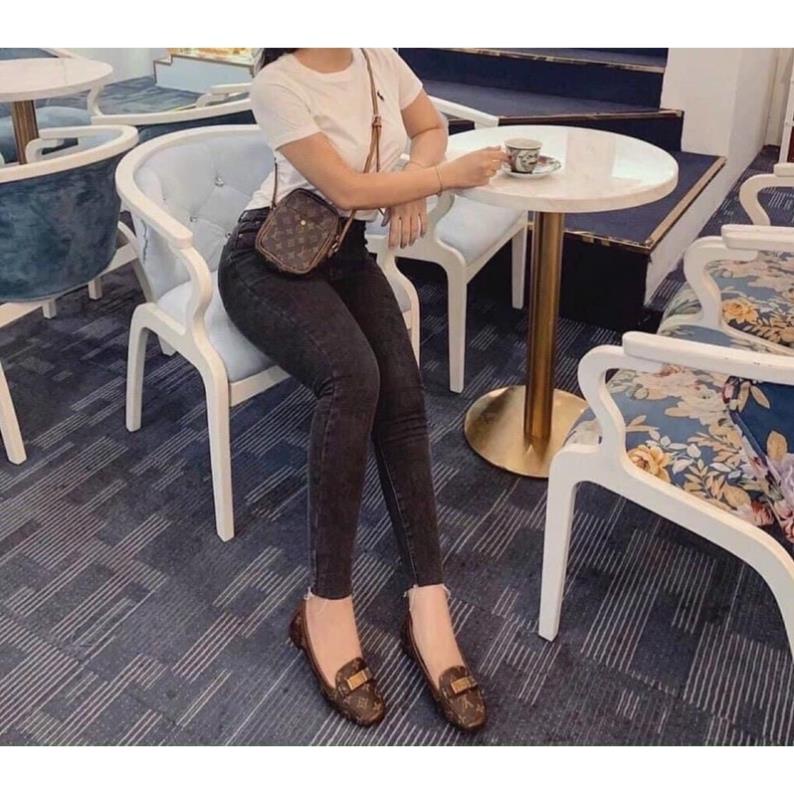 Giầy Bệt LV Gót 3F Full Size 35-39 - By Anh Dinh Phuong