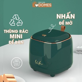 Thùng rác mini để bàn kiểu dáng hiện đại,sang trọng đựng đồ tiện lợi,chất liệu ABS cao cấp