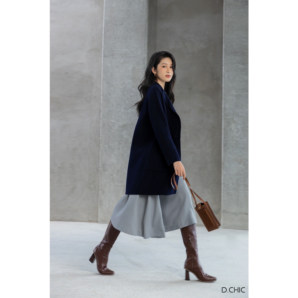 Áo khoác dạ Handmade 2022 2 túi ốp D.CHIC MS: 980259