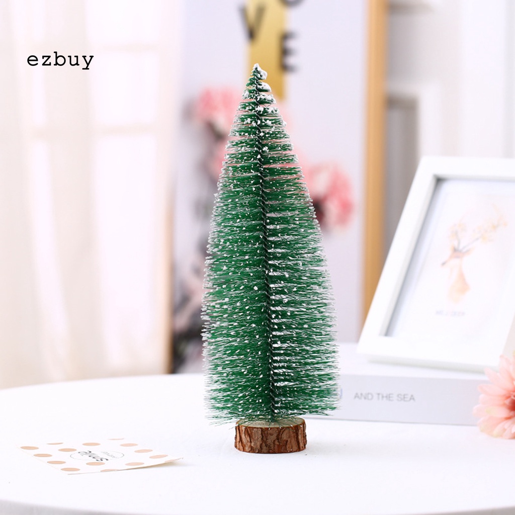 Cây Thông Giáng Sinh Mini Bằng Gỗ Có Đèn LED Dễ Thương Để Bàn Trang Trí