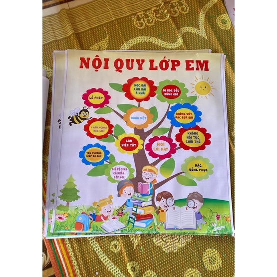 nội quy lớp em ( bạt 80x80)