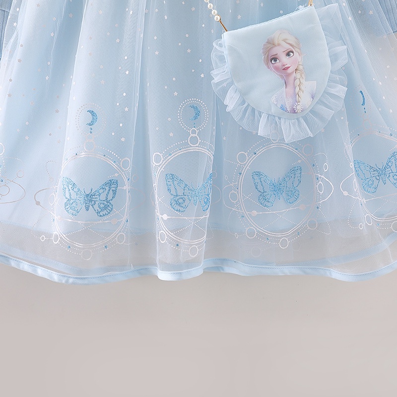 Đầm Công Chúa Elsa Cho Bé Gái Từ 1-8 Tuổi