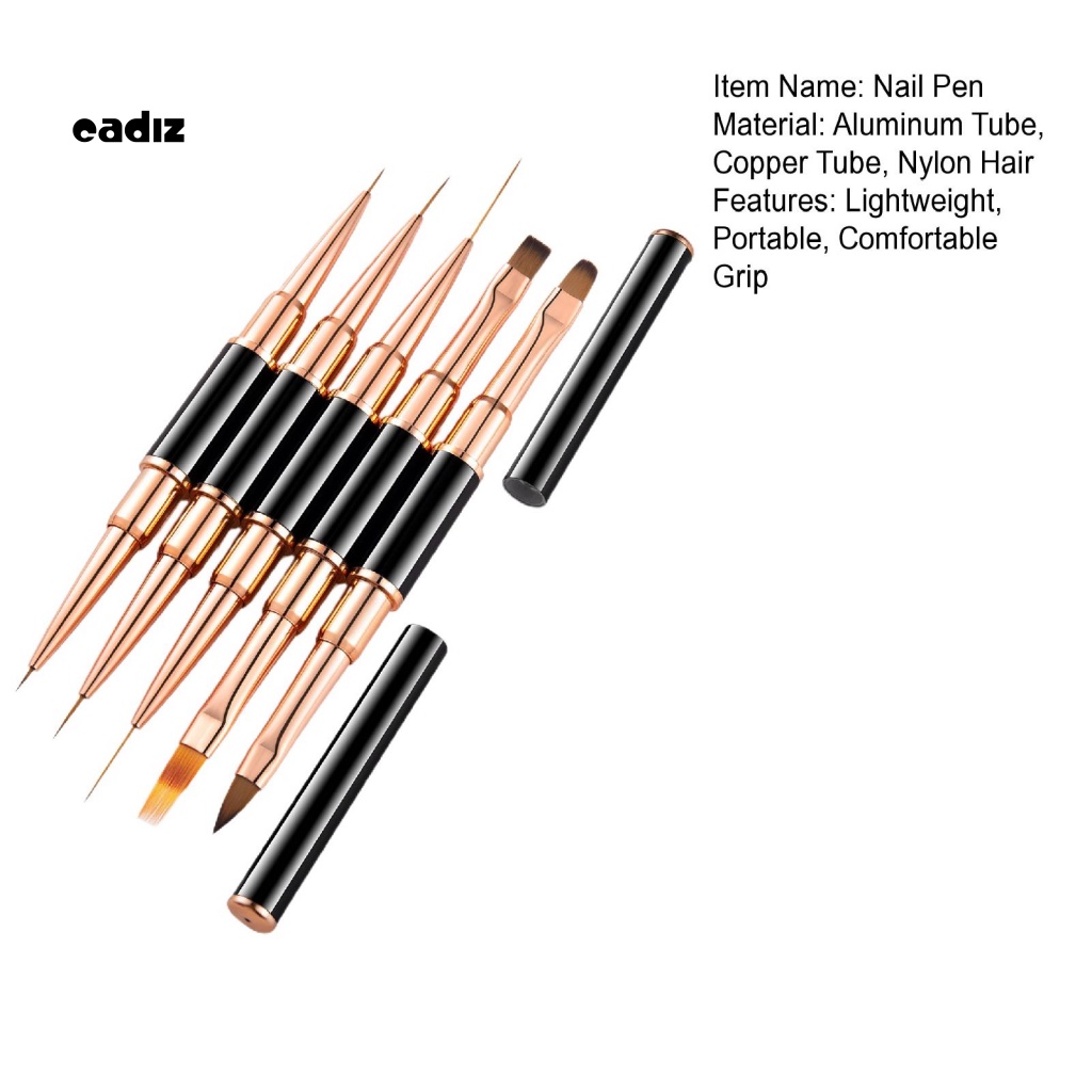 Set 5 Cọ Vẽ Trang Trí Móng Tay Nghệ Thuật Thoải Mái