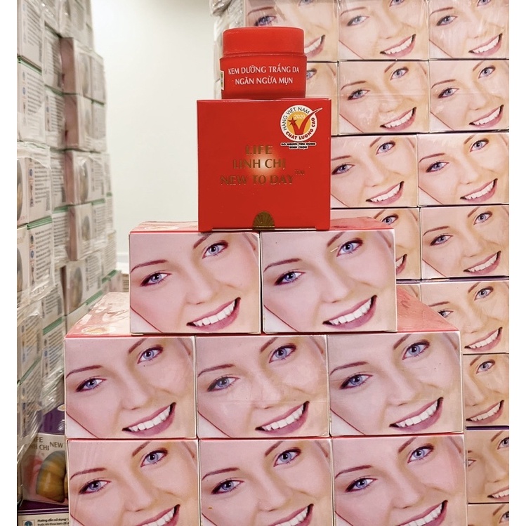 KEM ỐC SÊN NGÂN ANH LIFE LINH CHI ĐỎ 18G