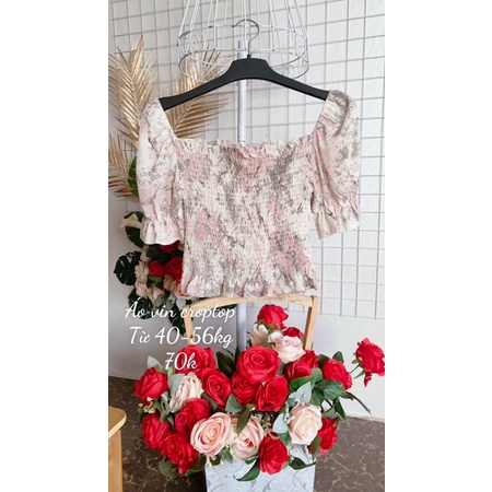 Áo vin dáng croptop