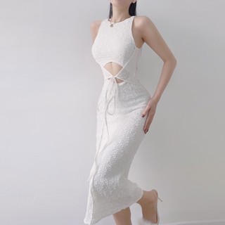 Emili Dress - Đầm body thắc nơ eo trước tinh tế, chất xốp cao cấp