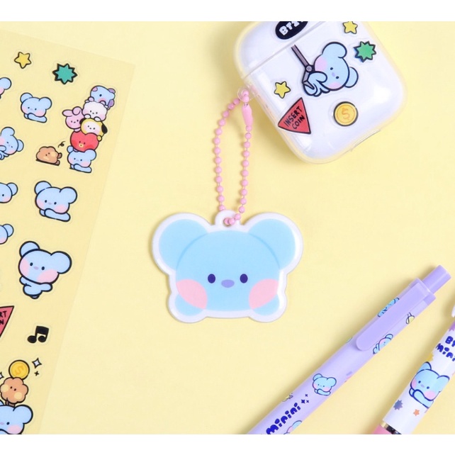 Móc Khóa Mềm Mại In Hình Nhân Vật Bt21