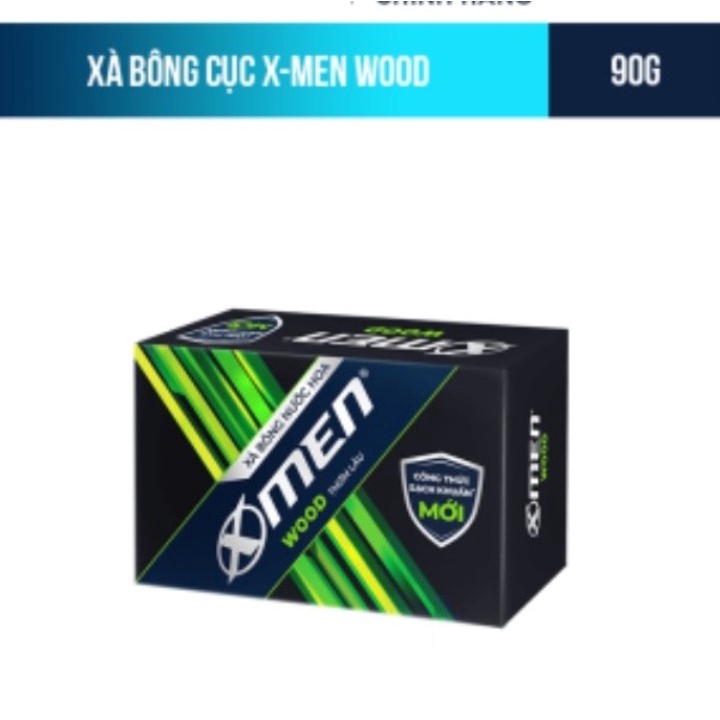 Xà Bông Cục XMEN Wood - Boss Hương Nước Hoa Đầy Nội Lực Giúp Sạch Dầu Nhờn Bụi Bẩn Trên Cơ Thể