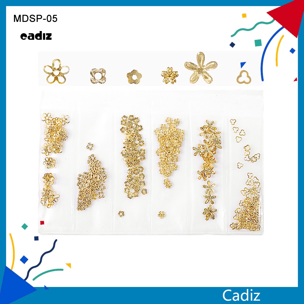 Hộp Phụ Kiện Đinh Tán Kim Loại Hình Trăng Sao Trang Trí Móng Nghệ Thuật