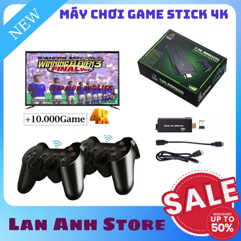 Máy Chơi Game Cầm Tay PS 10000 Game PS1/Ps2, Nitendo switch/FC, Compact/FC, Kết Nối HDMI 4K Ultra HD, Tặng Thẻ Nhớ 64GB