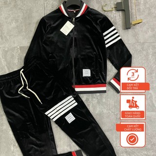 Bộ nhung thể thao adidas cao cấp
