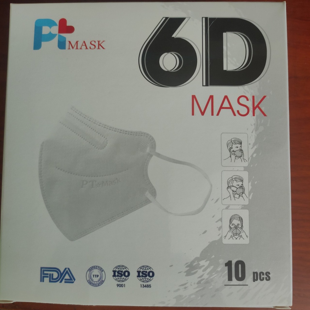 Khẩu Trang 6D Mask PT Hàng Chính Hãng 5 Lớp Chất Lượng Cao