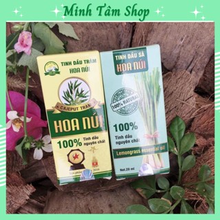 COMBO Tinh Dầu Tràm Hoa Núi tặng tinh dầu sả