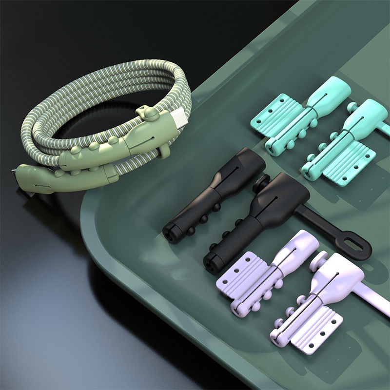 Vỏ Silicon Bảo Vệ Dây Cáp Sạc usb bluewow ip-18 / 20w