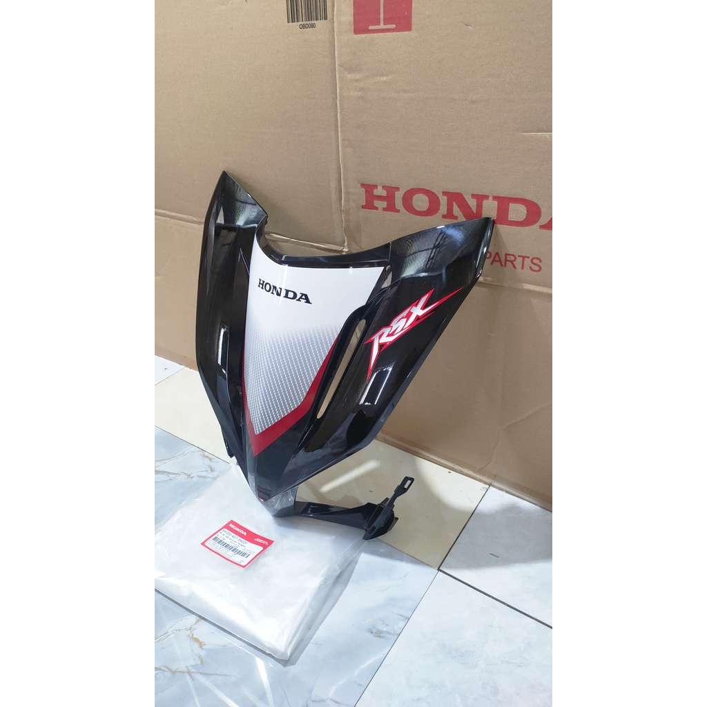 Bộ ốp mặt nạ trước HONDA WAVE RSX110 năm 2012 màu Đen. *NHA69* 64200K07940ZF