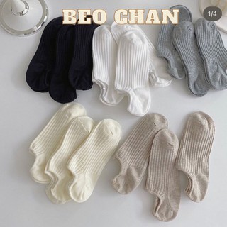 Tất Lười Nam Nữ, Tất Ngắn Cổ Nữ Tất Ngắn Cổ Nam Vớ Basic Cổ Ngắn Tất Cổ Ngắn Unisex - Cam Cam Vintage