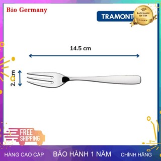 Dĩa ăn hoa quả bộ 6 dĩa nhỏ ăn tráng miệng Tramontina ESSENTIALS bằng thép không gỉ cao cấp nhập khẩu Brazil