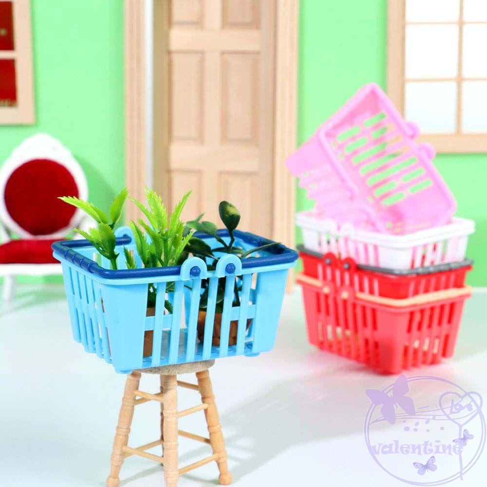 Set 3 Giỏ Mua Sắm Đồ Chơi Búp Bê Hoạt Hình Dễ Thương