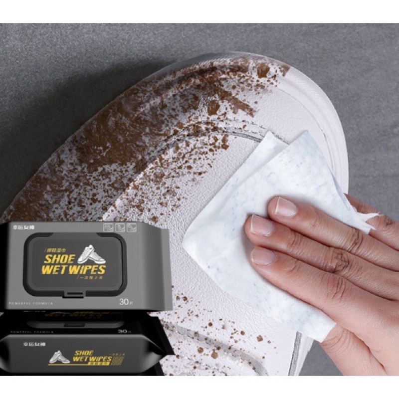 Khăn Ướt Lau Giày Sneaker Siêu Sạch SHOE WET WIPES diệt khuẩn, nhanh chóng, tiện lợi.