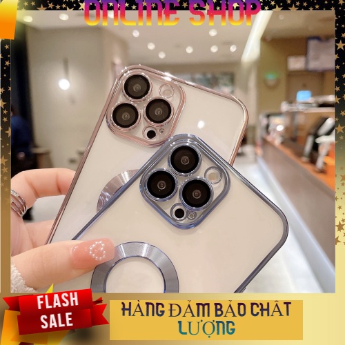 Ốp điện thoại mềm trong suốt chống sốc mạ điện CD thích hợp cho Iphone-phụ kiện online shop