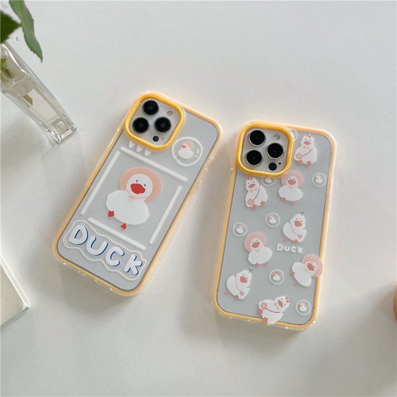 Ốp Điện Thoại Hình Vịt 3 Trong 1 Cho Vivo Y15S Y15a Y12 Y15 Y17 Y20 Y20i Y20s Y12s Y21 Y21s Y21T Y33s Y50 Y30 Y30i