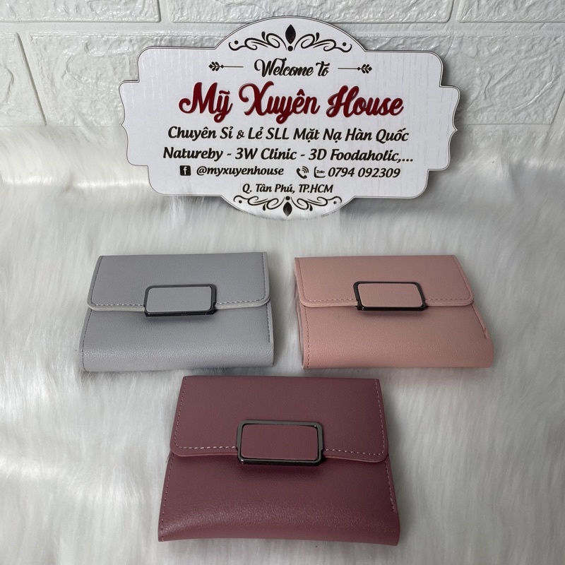 Ví Gấp Nữ Style Hàn Quốc
