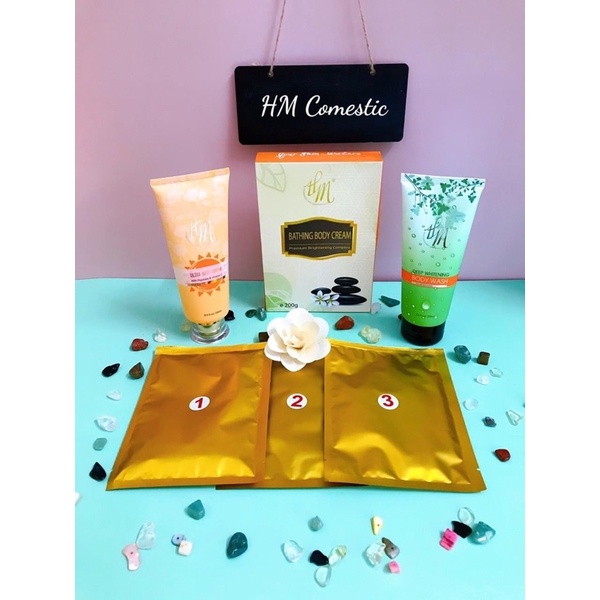 BỘ DƯỠNG DA TOÀN THÂN HM COSMETICS