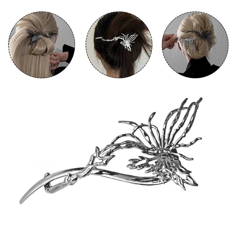 Kẹp Tóc Hình Bướm Lớn Dễ Thương Cho Nữ