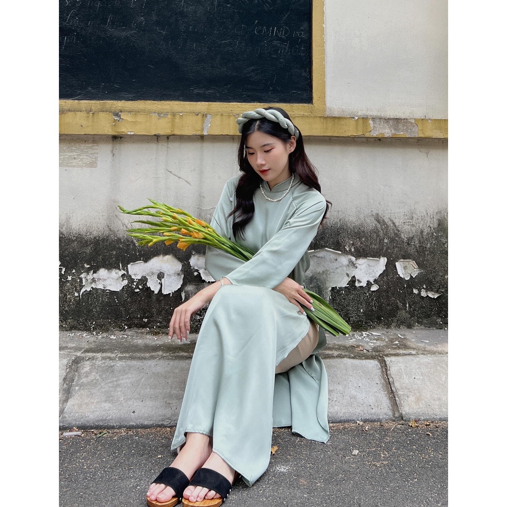 SET ÁO DÀI TRƠN 3 MÓN BIGSIZE HOT TẾT 2023