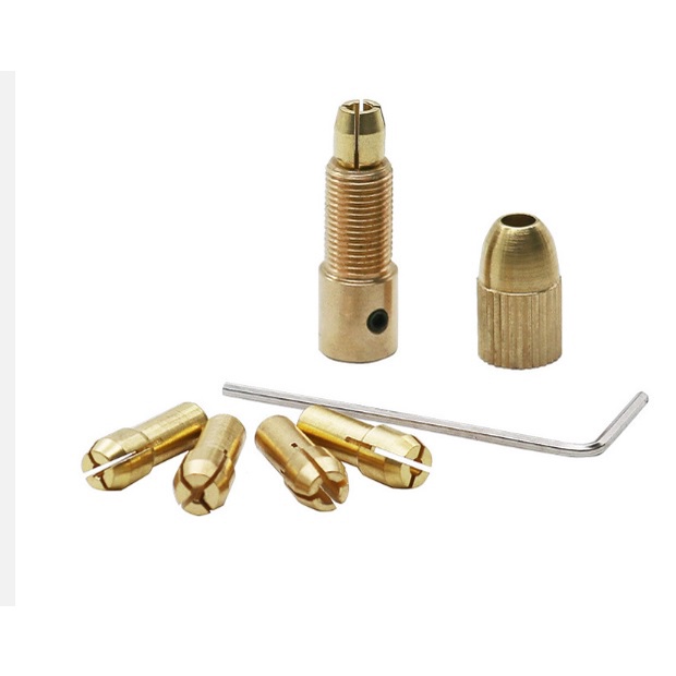 Bộ đầu kẹp mũi khoan 7 món 0.5-3mm chuyên dụng chất lượng cao